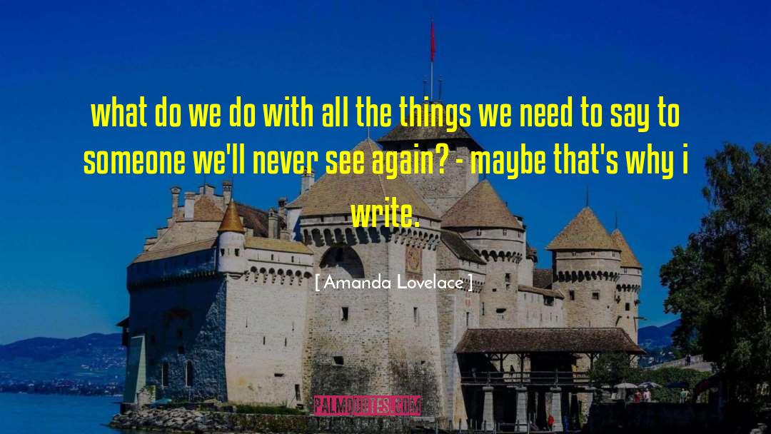 Why Do We Travel quotes by Amanda Lovelace