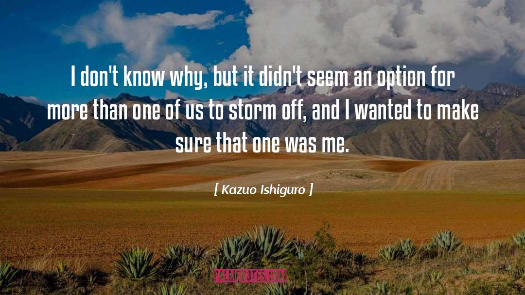 Why I Dont Vote quotes by Kazuo Ishiguro