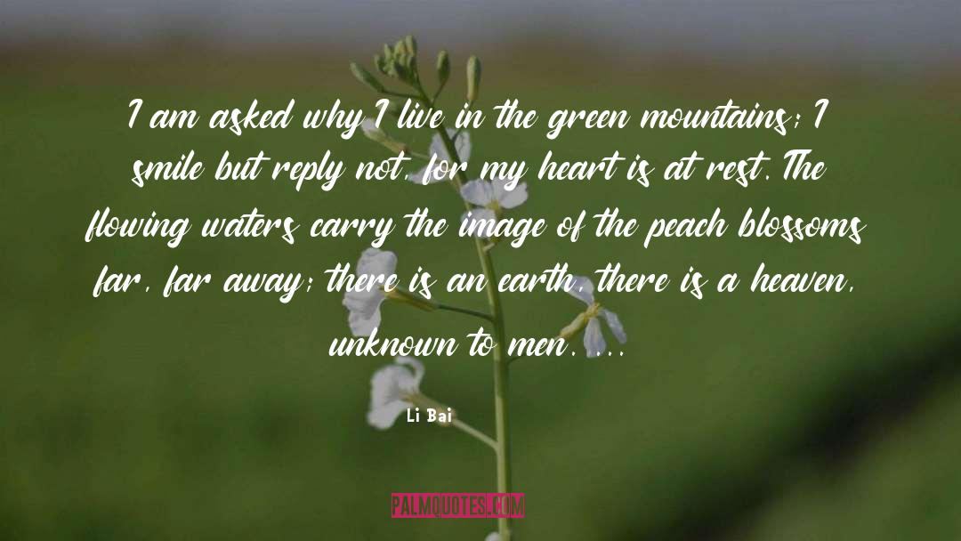Why I Hike quotes by Li Bai
