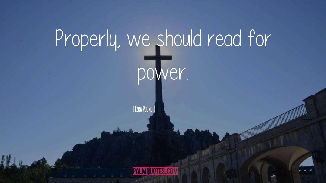 Why Power quotes by Ezra Pound
