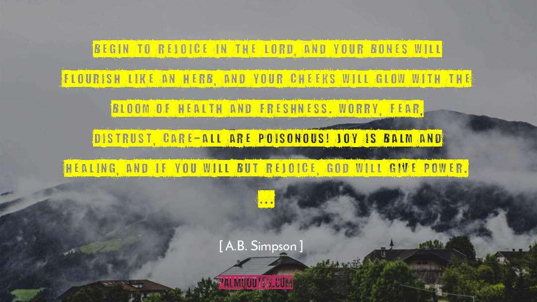 Why Power quotes by A.B. Simpson