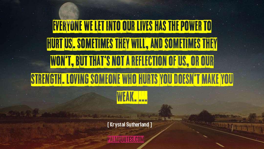 Why Power quotes by Krystal Sutherland