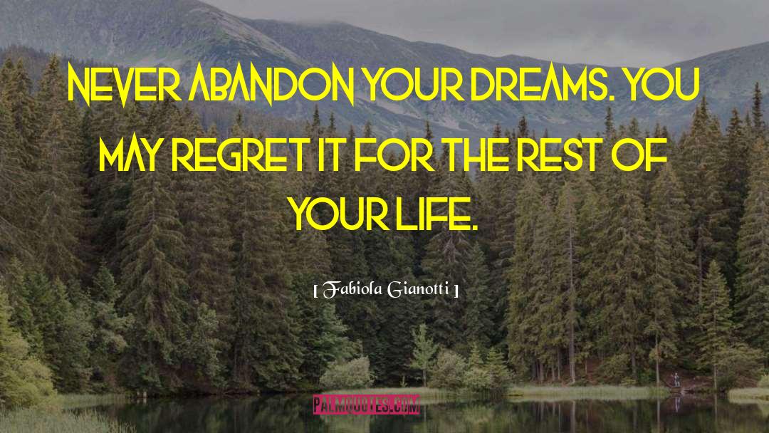 Why Regret quotes by Fabiola Gianotti