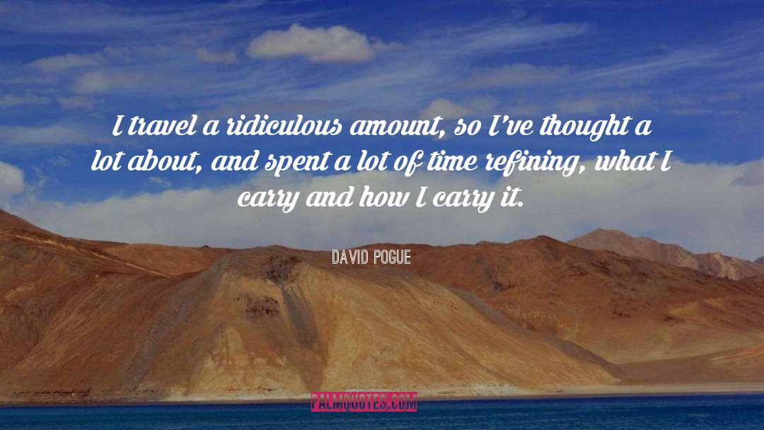 Why Travel quotes by David Pogue