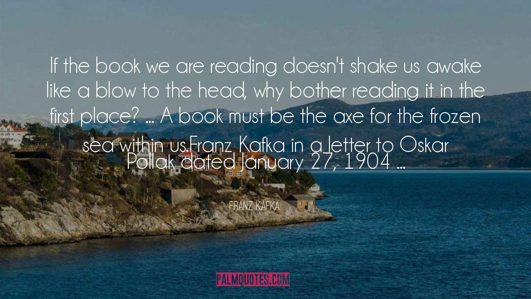 Why We Are Here quotes by Franz Kafka