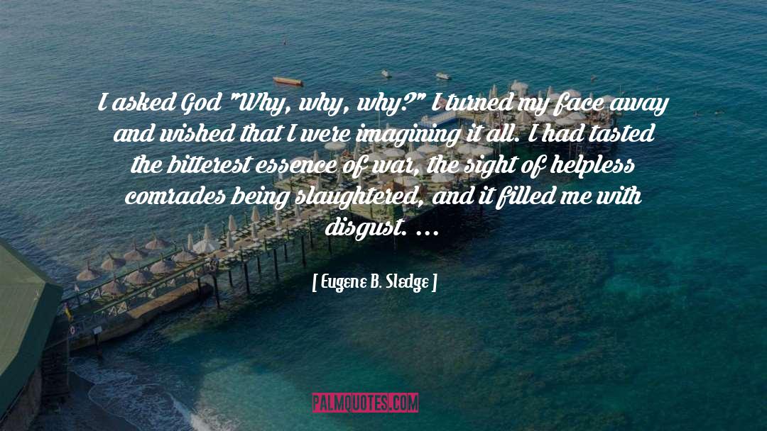 Why Why Why quotes by Eugene B. Sledge