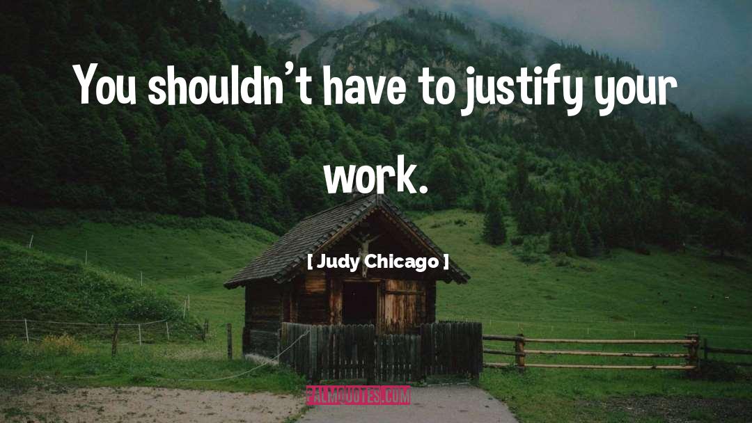 Wiadomosci Chicago quotes by Judy Chicago