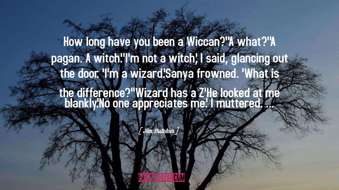 Wiccan quotes by Jim Butcher