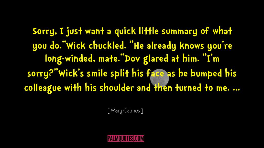 Wick quotes by Mary Calmes