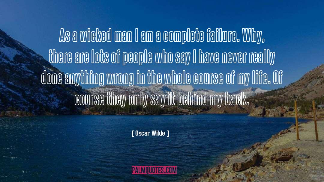 Wicked Man quotes by Oscar Wilde