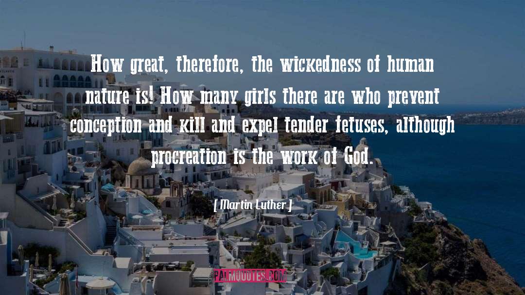 Wickedness quotes by Martin Luther