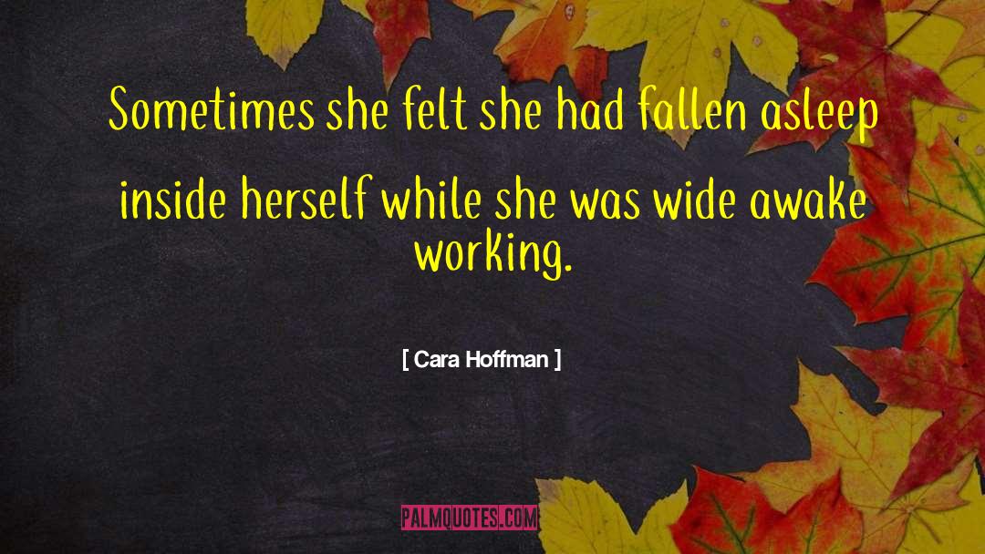 Wide Awake quotes by Cara Hoffman
