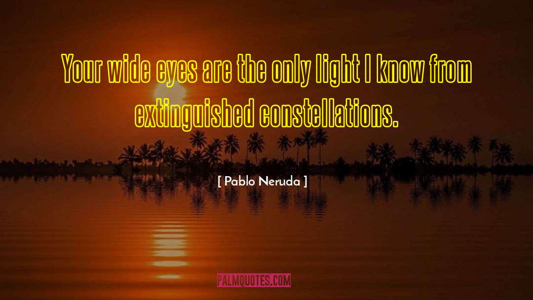 Wide Eyes quotes by Pablo Neruda