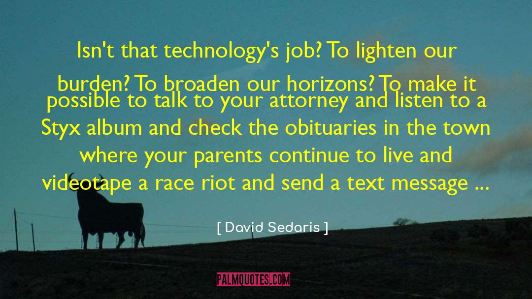 Widening Your Horizons quotes by David Sedaris