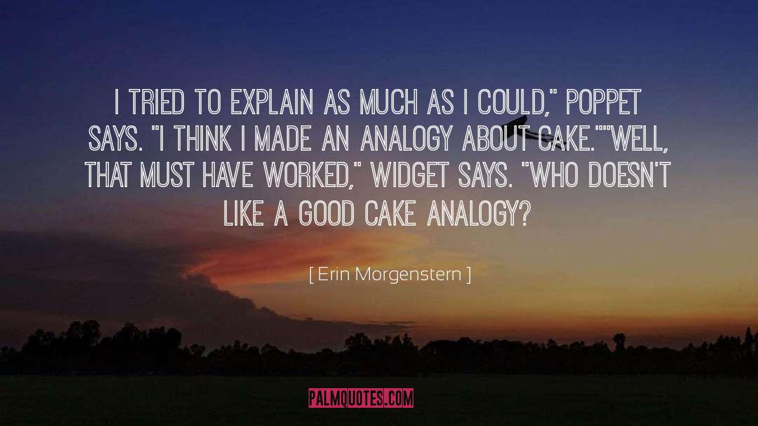 Widget quotes by Erin Morgenstern