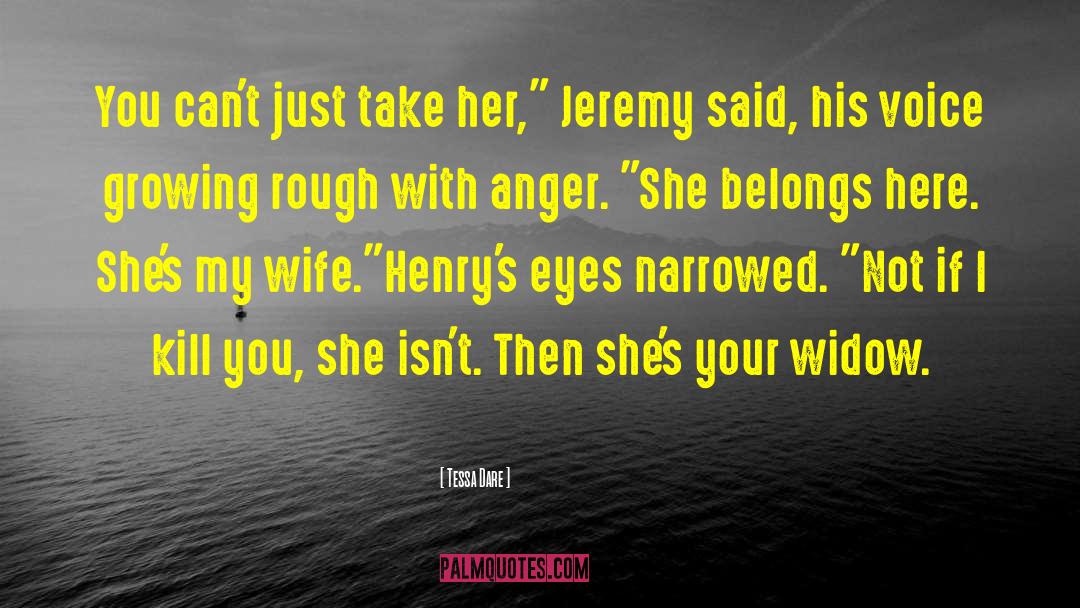 Widow quotes by Tessa Dare