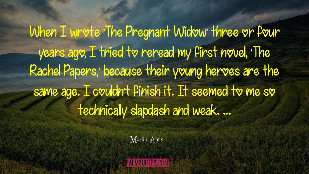 Widow quotes by Martin Amis