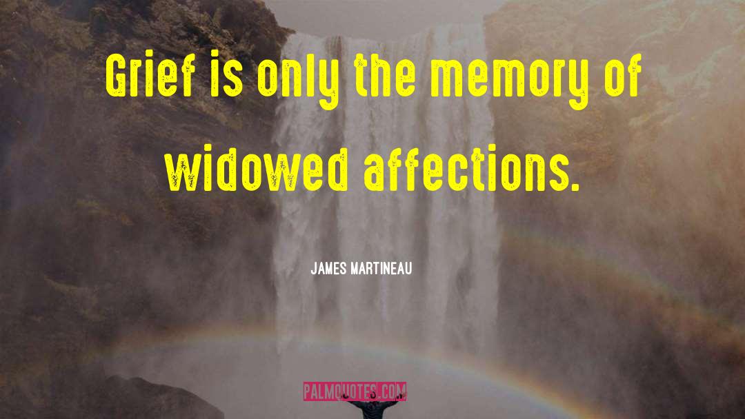 Widowed quotes by James Martineau