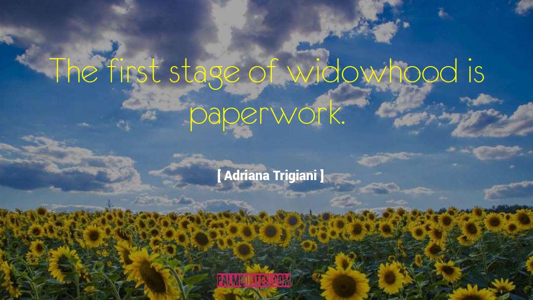 Widowhood quotes by Adriana Trigiani