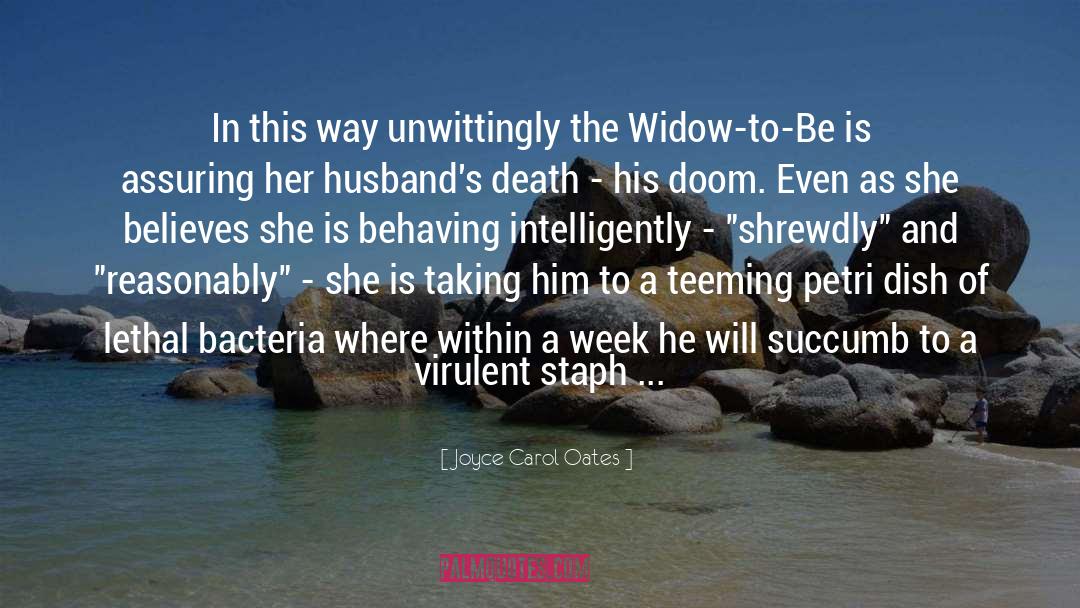 Widowhood quotes by Joyce Carol Oates