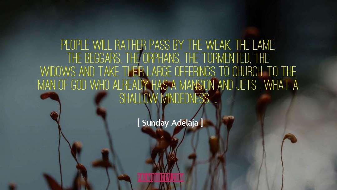Widows quotes by Sunday Adelaja