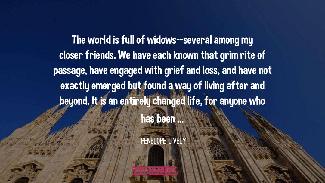 Widows quotes by Penelope Lively