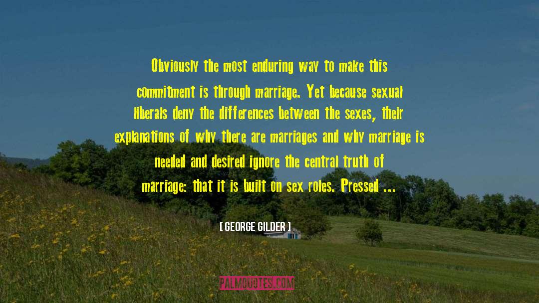 Wife Material quotes by George Gilder