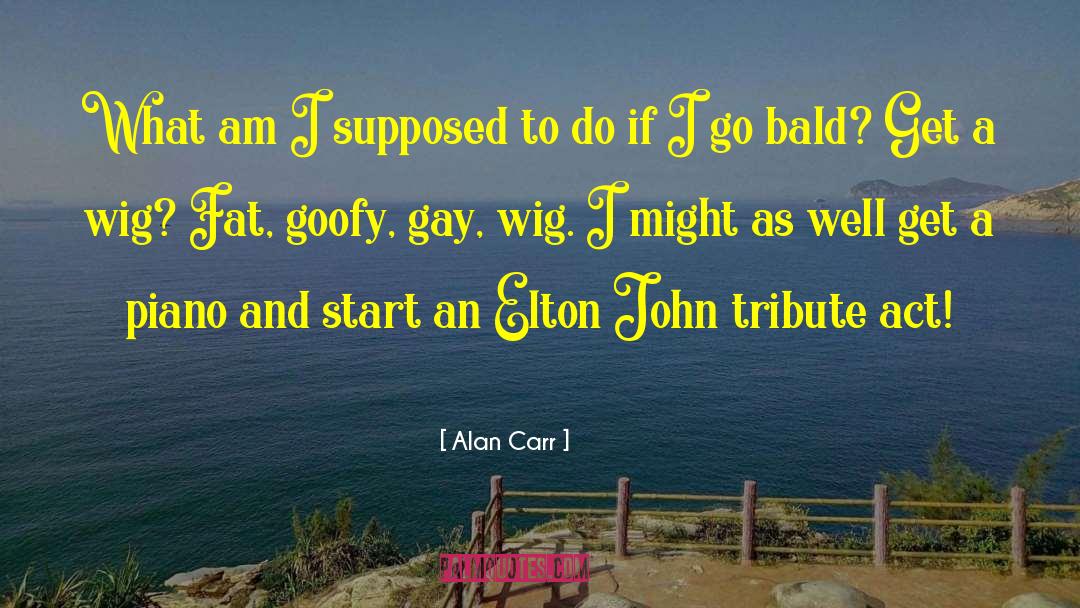 Wig quotes by Alan Carr