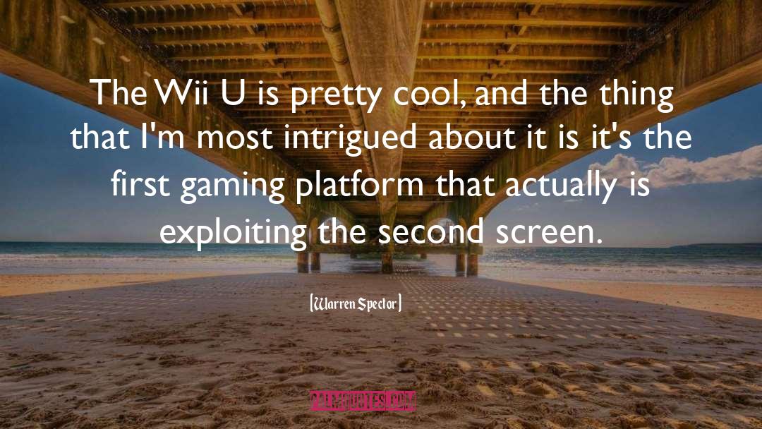 Wii quotes by Warren Spector