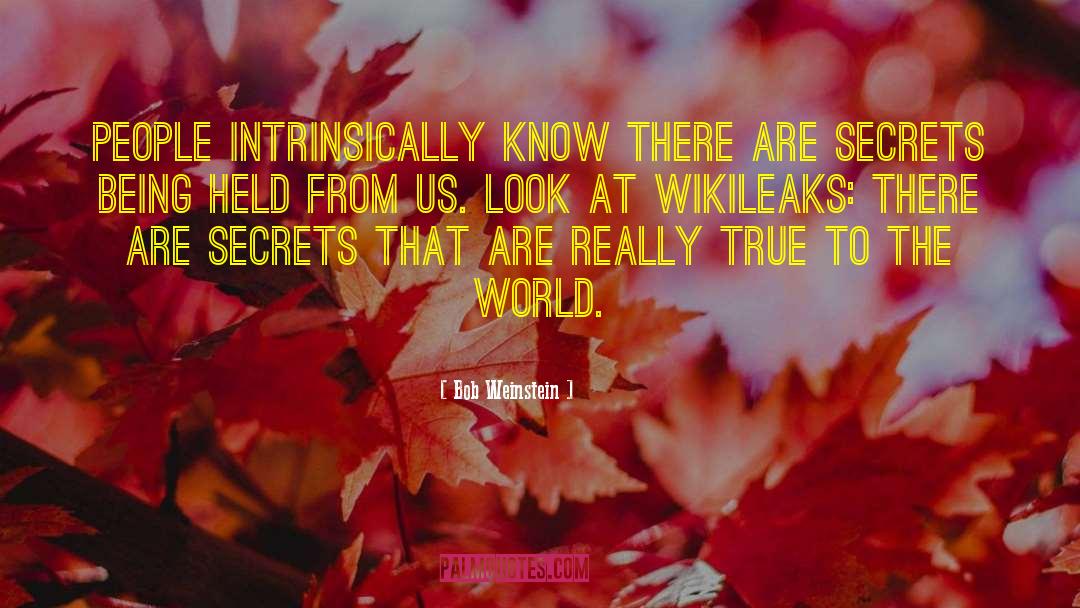 Wikileaks quotes by Bob Weinstein