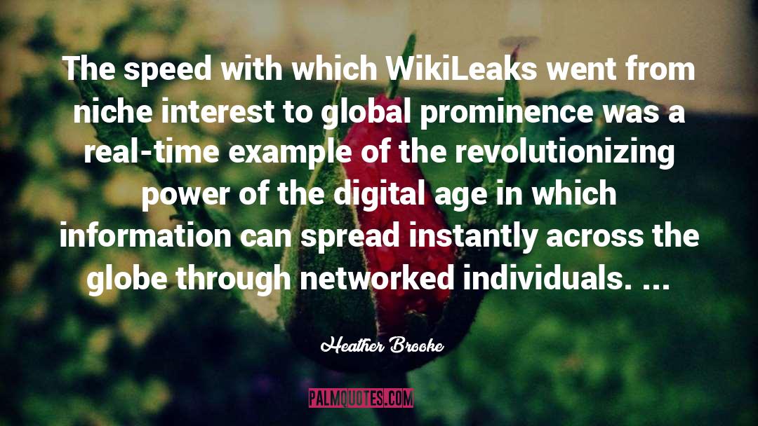 Wikileaks quotes by Heather Brooke
