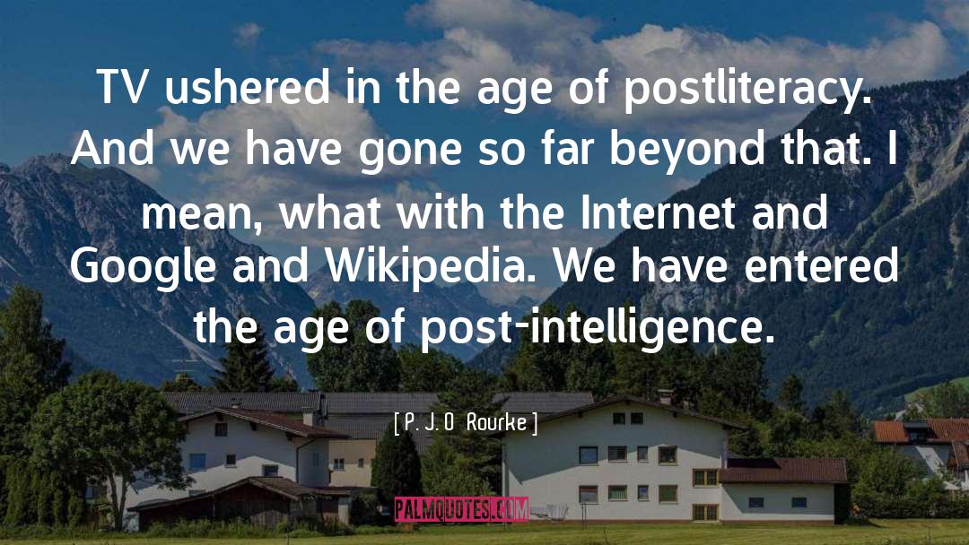 Wikipedia quotes by P. J. O'Rourke