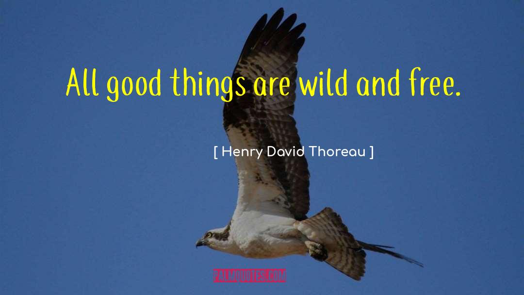 Wild And Free quotes by Henry David Thoreau