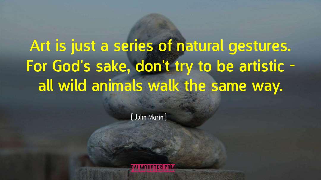 Wild Animals quotes by John Marin
