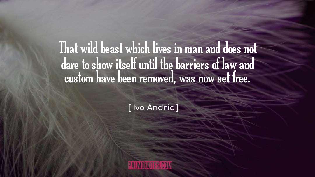 Wild Beast quotes by Ivo Andric