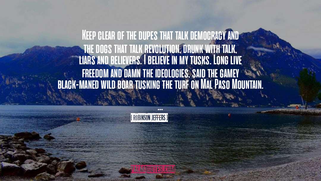 Wild Boar quotes by Robinson Jeffers