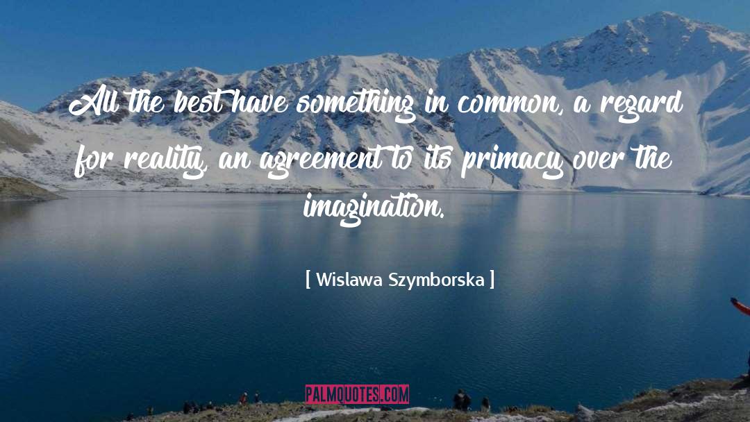 Wild Imagination quotes by Wislawa Szymborska