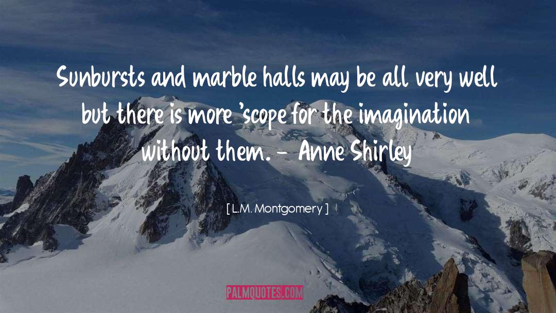 Wild Imagination quotes by L.M. Montgomery