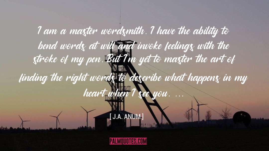 Wild Love quotes by J.A. ANUM