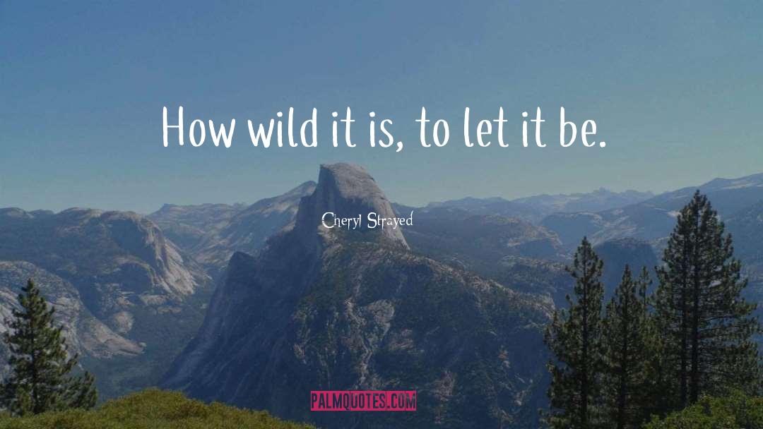 Wild Mage Hs quotes by Cheryl Strayed
