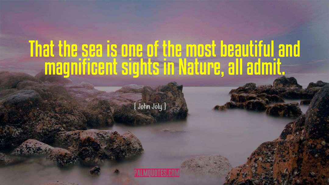 Wild Nature quotes by John Joly