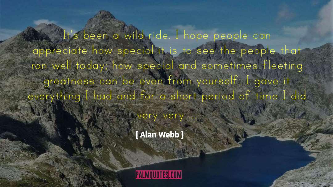 Wild Ride quotes by Alan Webb