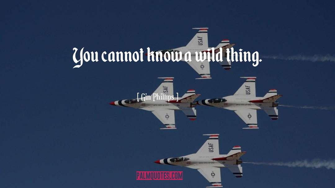 Wild Thing quotes by Gin Phillips