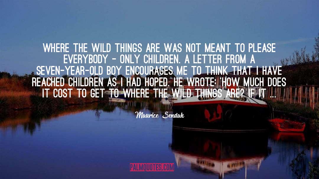 Wild Things quotes by Maurice Sendak