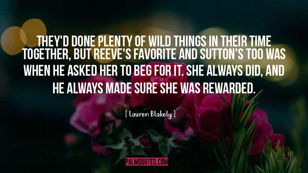 Wild Things quotes by Lauren Blakely