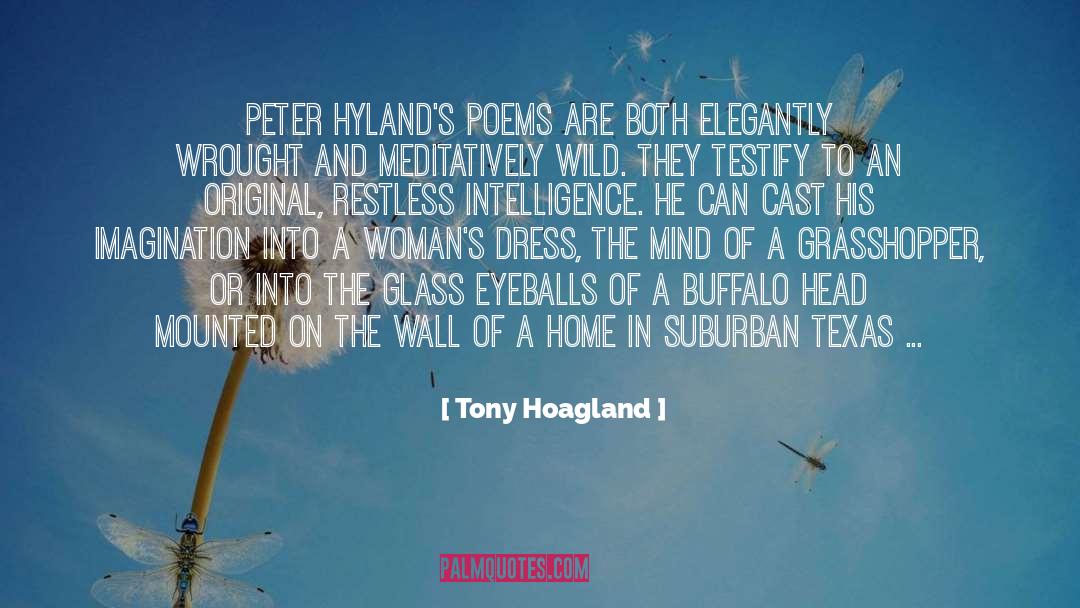 Wild Wild West quotes by Tony Hoagland