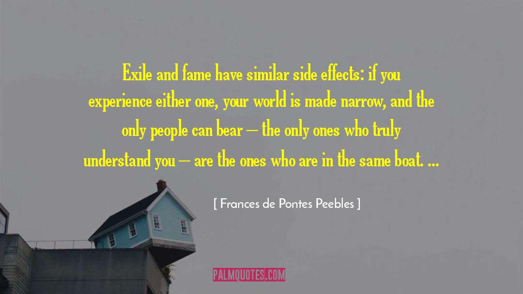 Wild World quotes by Frances De Pontes Peebles