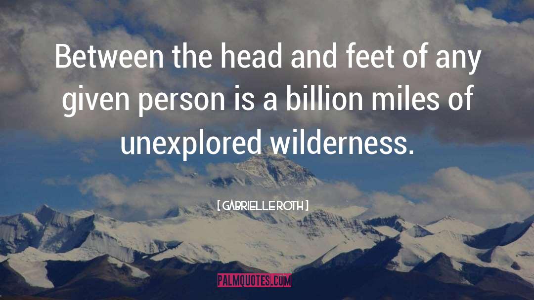Wilderness quotes by Gabrielle Roth