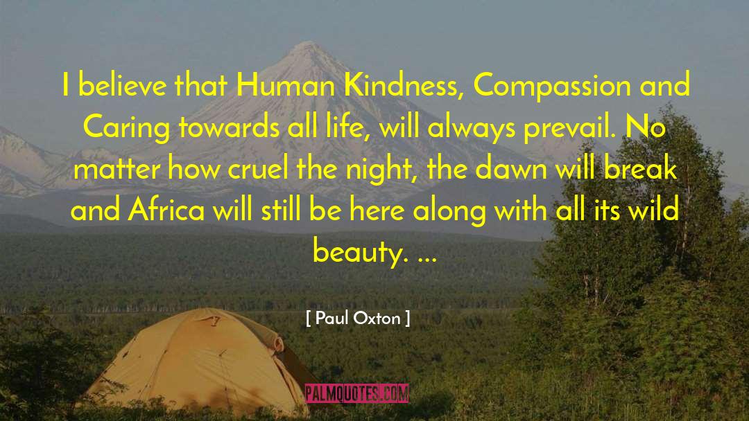 Wildlife Conservation quotes by Paul Oxton