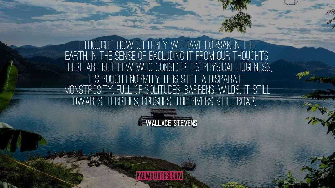 Wilds quotes by Wallace Stevens